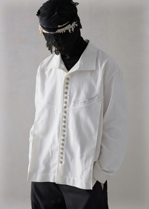 Professor. E22FW｜Embroidered Heavy Shirt - IMMENSE.TW