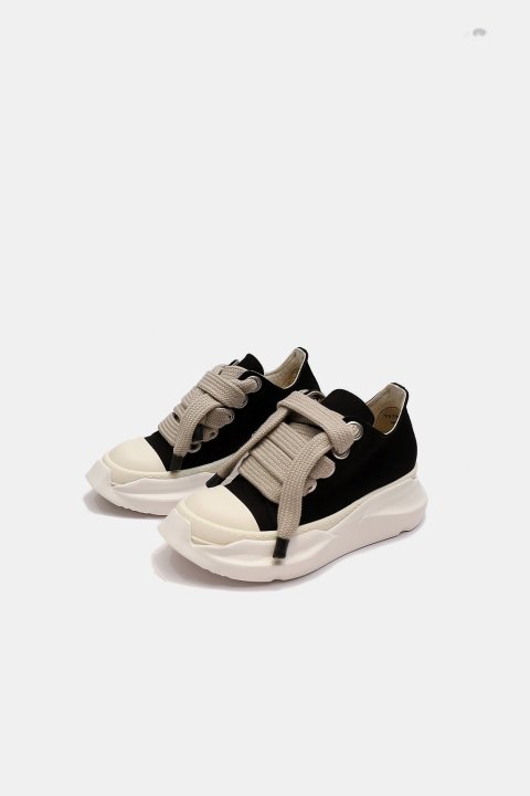 Rick Owens DRKSHDWDS02E7845 JUMBOLACE ABSTRACT LOW SNEAKS - IMMENSE.TW