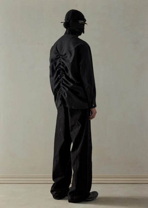 Professor. E23FW｜Oversized Drawstring Shirt - IMMENSE.TW