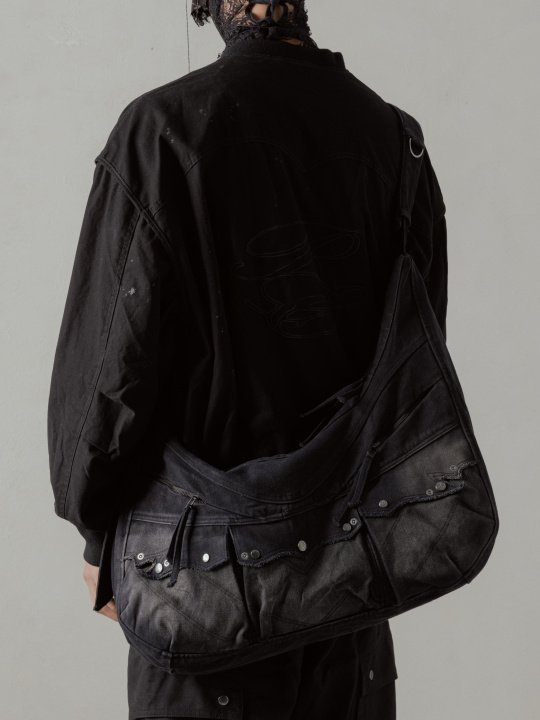Professor.E Parachute Bag - Washed Black | Garmentory