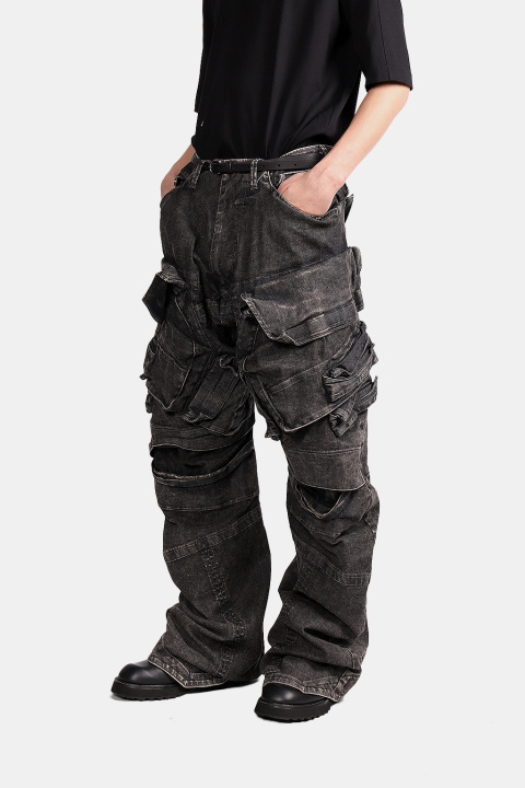 archive julius 狂おしく gasmask cargo pants y2k