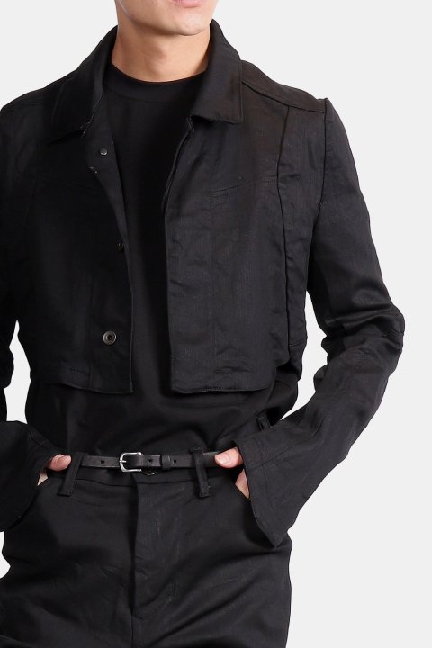 JULIUS_7857BLM1 / Prism Denim Cropped Jacket - IMMENSE.TW