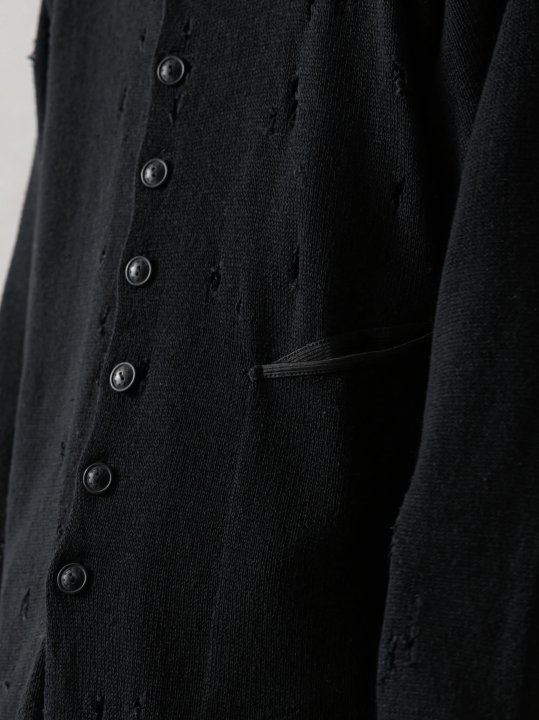 Professor. E25SS｜Aged Knit Jacket - IMMENSE.TW