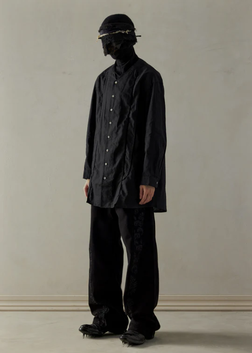 Professor. E23FW｜Oversized Drawstring Shirt - IMMENSE.TW