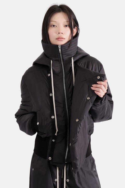 Rick Owens DRKSHDWDS02E7731 CROPPED ALICE PARKA - IMMENSE.TW