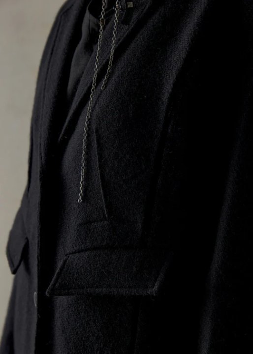 Professor. E23FW WMS｜Typewriter Long Coat - IMMENSE.TW