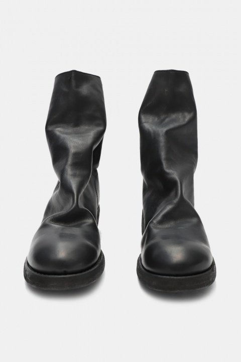 GUIDI788Z BACK ZIP MID BOOTS SOFT BK - IMMENSE.TW