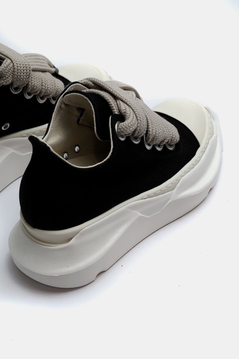 Rick Owens DRKSHDWDS02E7845 JUMBOLACE ABSTRACT LOW SNEAKS - IMMENSE.TW
